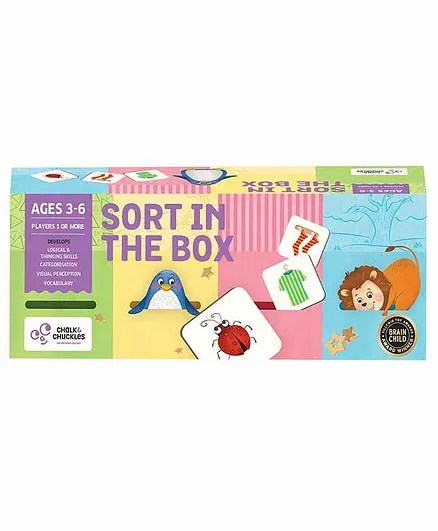Alternative view of Age: 3-6 years Chalk & Chuckles Sort In The Box Game