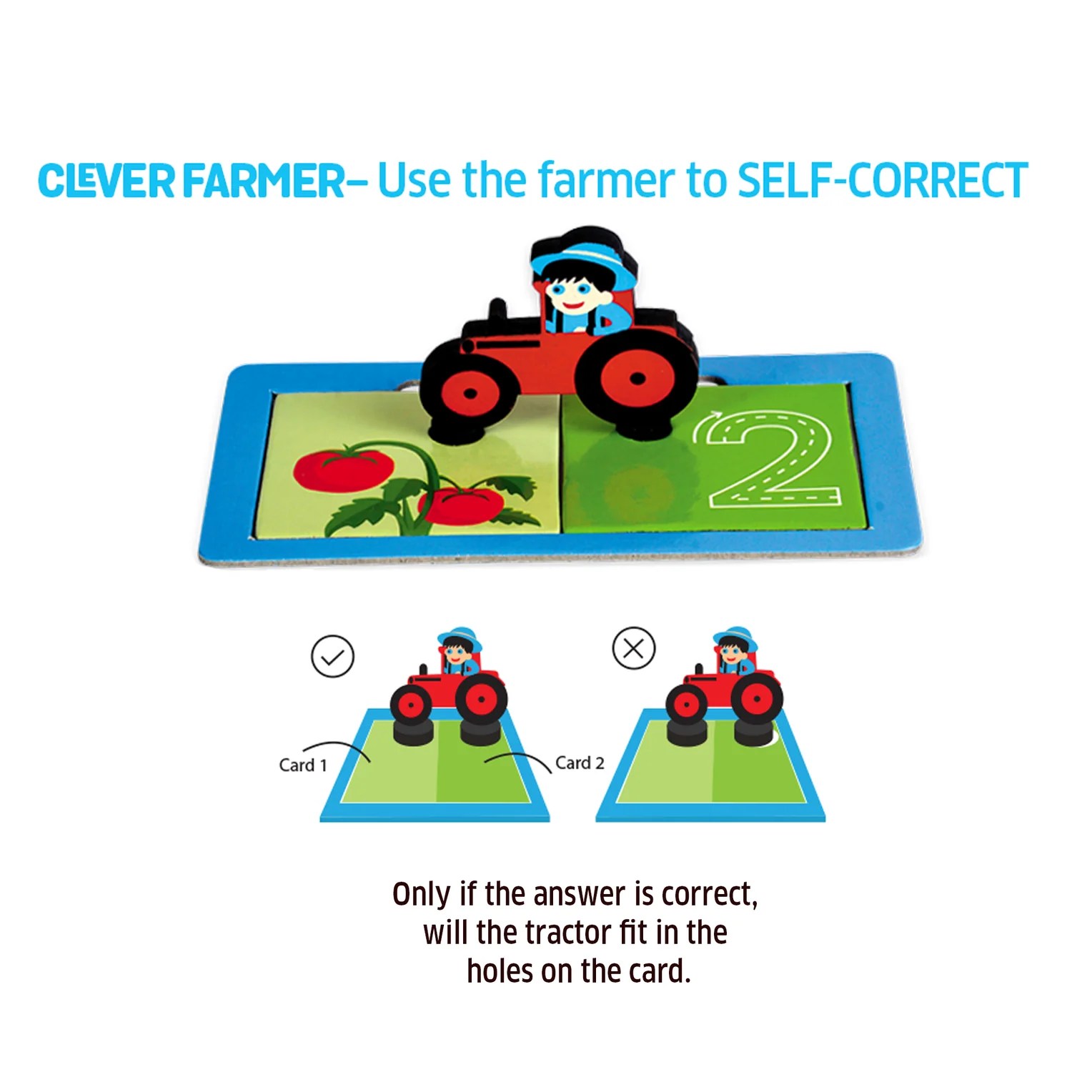 Alternative view of Age: 3 Year+ Chalk & Chuckles Clever Counting Puzzle (20 piece)