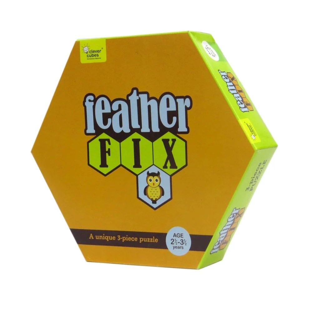 Age 3+ Clever Cubes Feather Fix