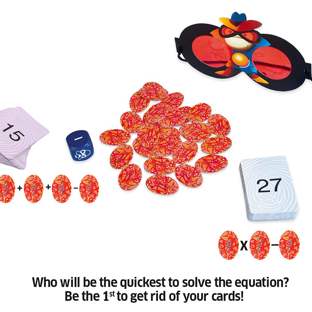 Alternative view of Age 8 Years+ Chalk and Chuckles Super Math Spy - Board Games