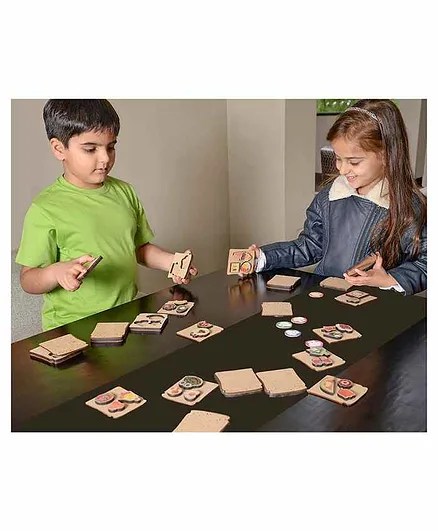 Alternative view of Age 4 Years+ Chalk and Chuckles Sandwich Mix Up Touch & Feel Game