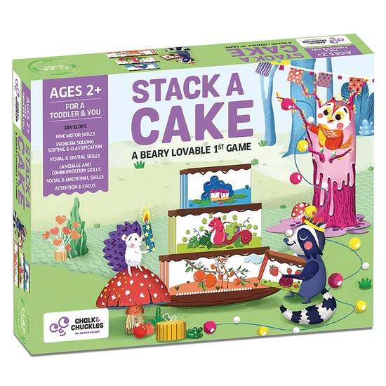 Chalk and Chuckles Stack a Cake
