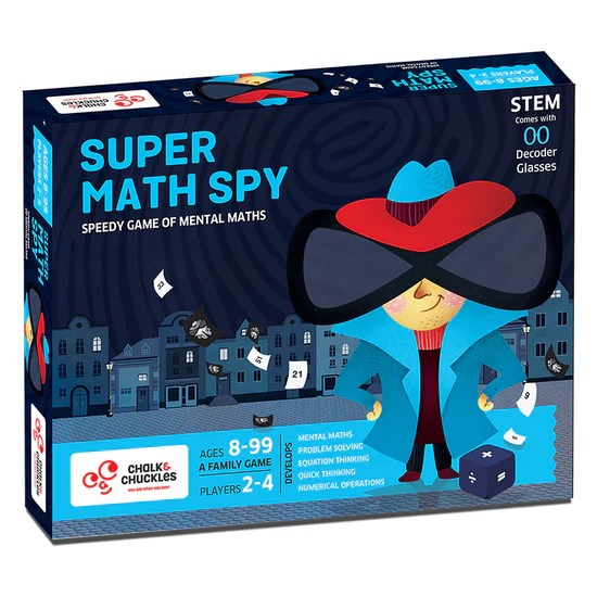 Chalk and Chuckles Super Math Spy