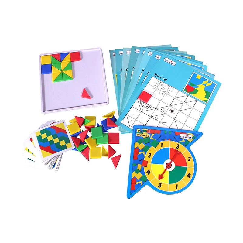 Alternative view of Age: 4 & Up Creative's Pattern Play | Fun Learning with Pattern Cards and Tiles | Children to Understand Patterns |Creativity Fun Game for Kids| Spinner-Based Pattern Learning Game