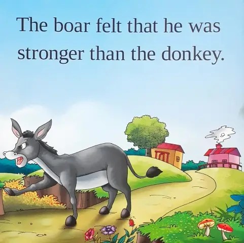 Alternative view of Early Start Graded Readers Level 2 The Boar And The Donkey Moral Based Stories With Keywords