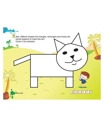 Alternative view of Age 2+ Actonn Re-Writable Buddy Colour Me 1 Workbook