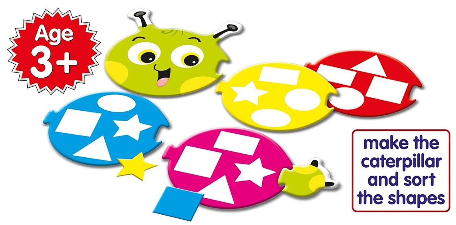Age 3+ Frank Sorting Caterpillar Early Learning Puzzle - Image 3