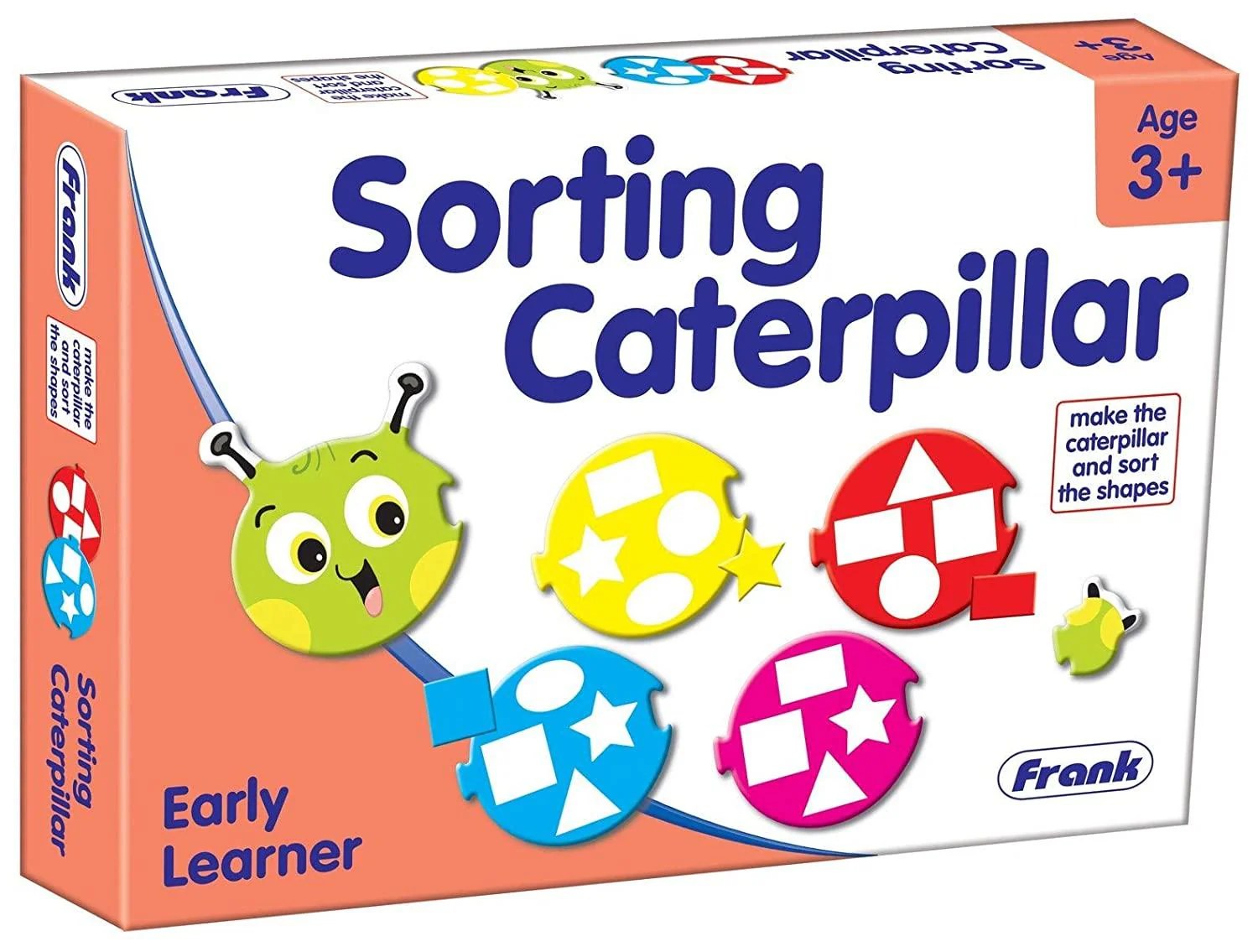 Age 3+ Frank Sorting Caterpillar Early Learning Puzzle - Image 2