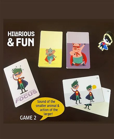 Alternative view of Age 6 Years + Chalk and Chuckles Superhero Animal Focus Game