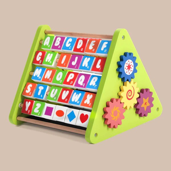 Age 2+ Shumee Wooden Activity Learning Triangle Toy