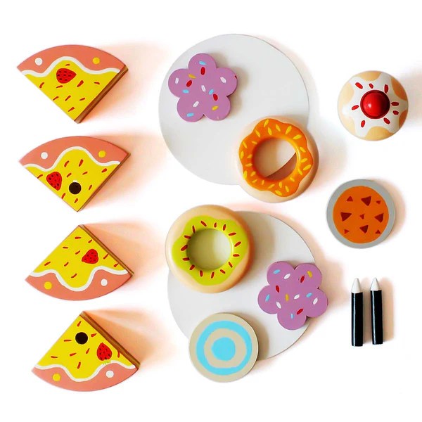 Alternative view of Age 3+ Shumee Wooden Dessert Set