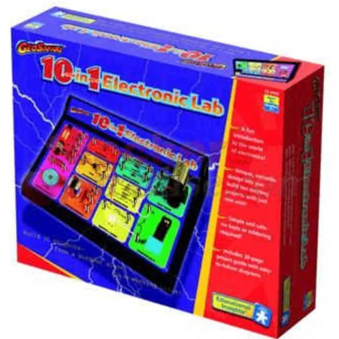 Age 8+ Educational Insights GeoSafari 10 in 1 Electronic Lab