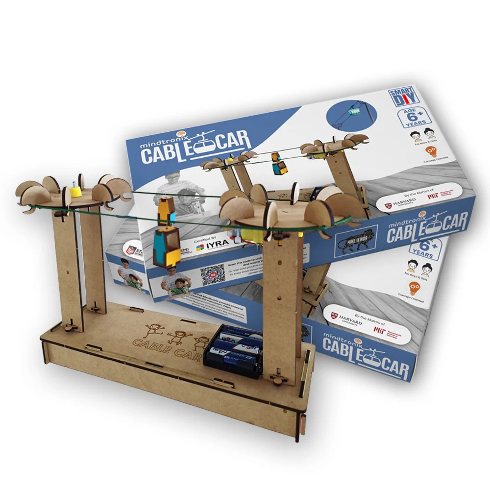 Age 6+ Mindtronix DIY Cable Car