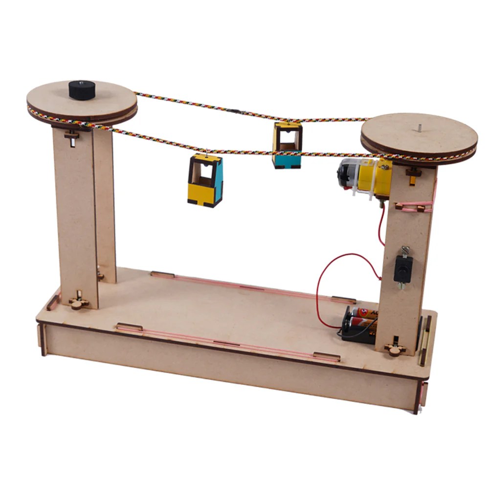 Alternative view of Age 6+ Mindtronix DIY Cable Car