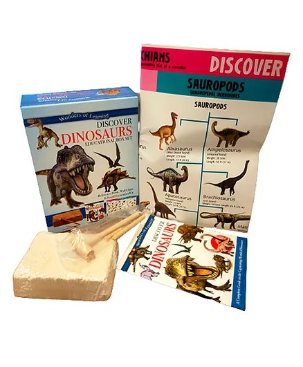 Alternative view of Age 6 to 12 Years Discover Dinosaurs - Educational Box Set (Wonder of Learning)