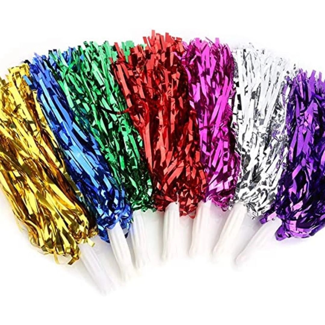 Age 3+ Gisco Cheerleading Pom Poms Set Of 6