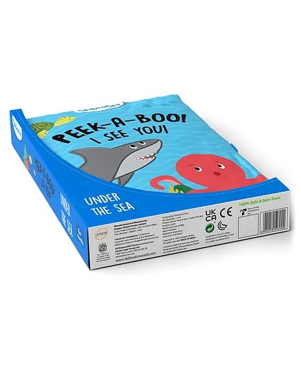 Alternative view of Ages 6+ months Peek-A-Boo : Under The Sea | Interactive Cloth Book