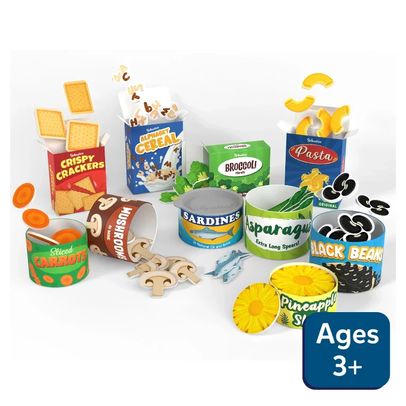 Alternative view of Age 3+ Skillmatics Grocery Set Play Food Inside