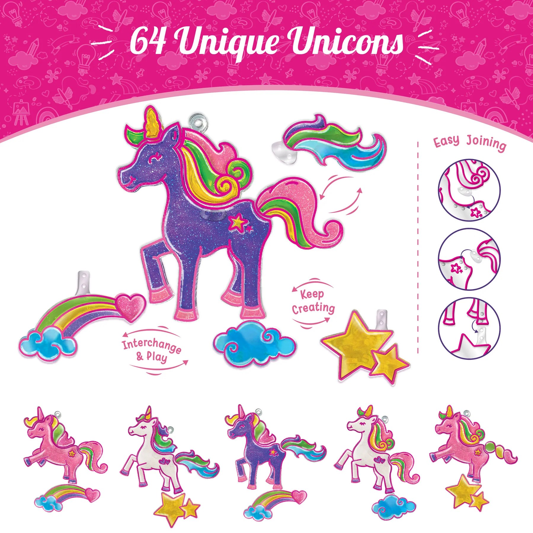 Alternative view of Age 5+ Imagimake Window Art Unicorn