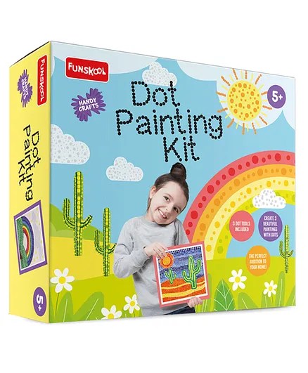 Funskool Handy Crafts Dot Painting Kit