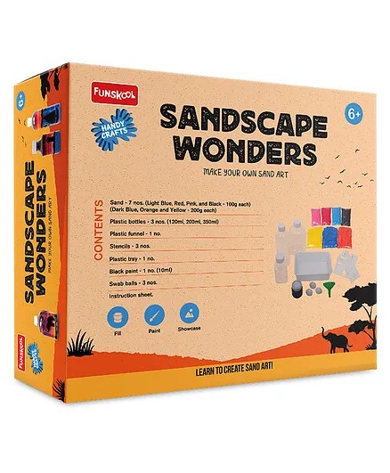 Alternative view of Age 6+ Funskool DIY Sandscape Wonders Art and Craft Kit