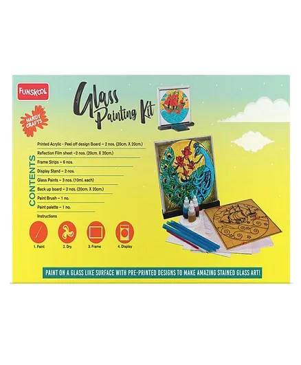 Alternative view of Age 6+ Funskool Glass Painting Kit with Glass Colors