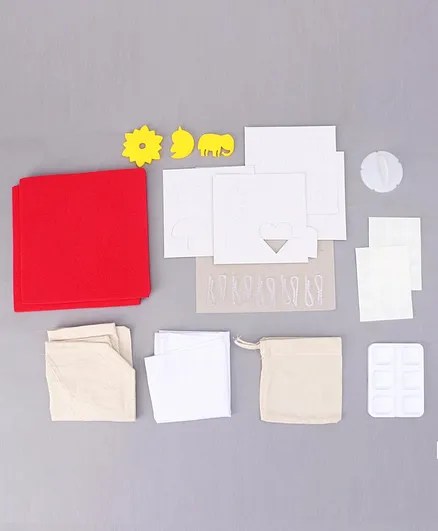 Alternative view of Age 5+ Funskool DIY Fabric Stamping Kit