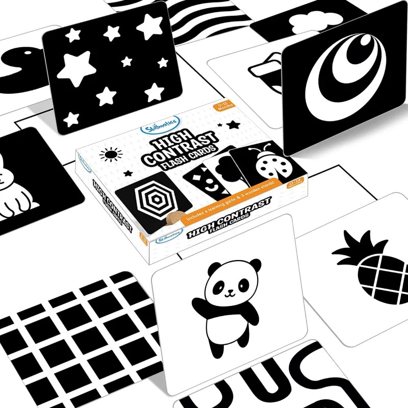 Alternative view of Age 1+ Skillmatics High Contrast Flash Cards