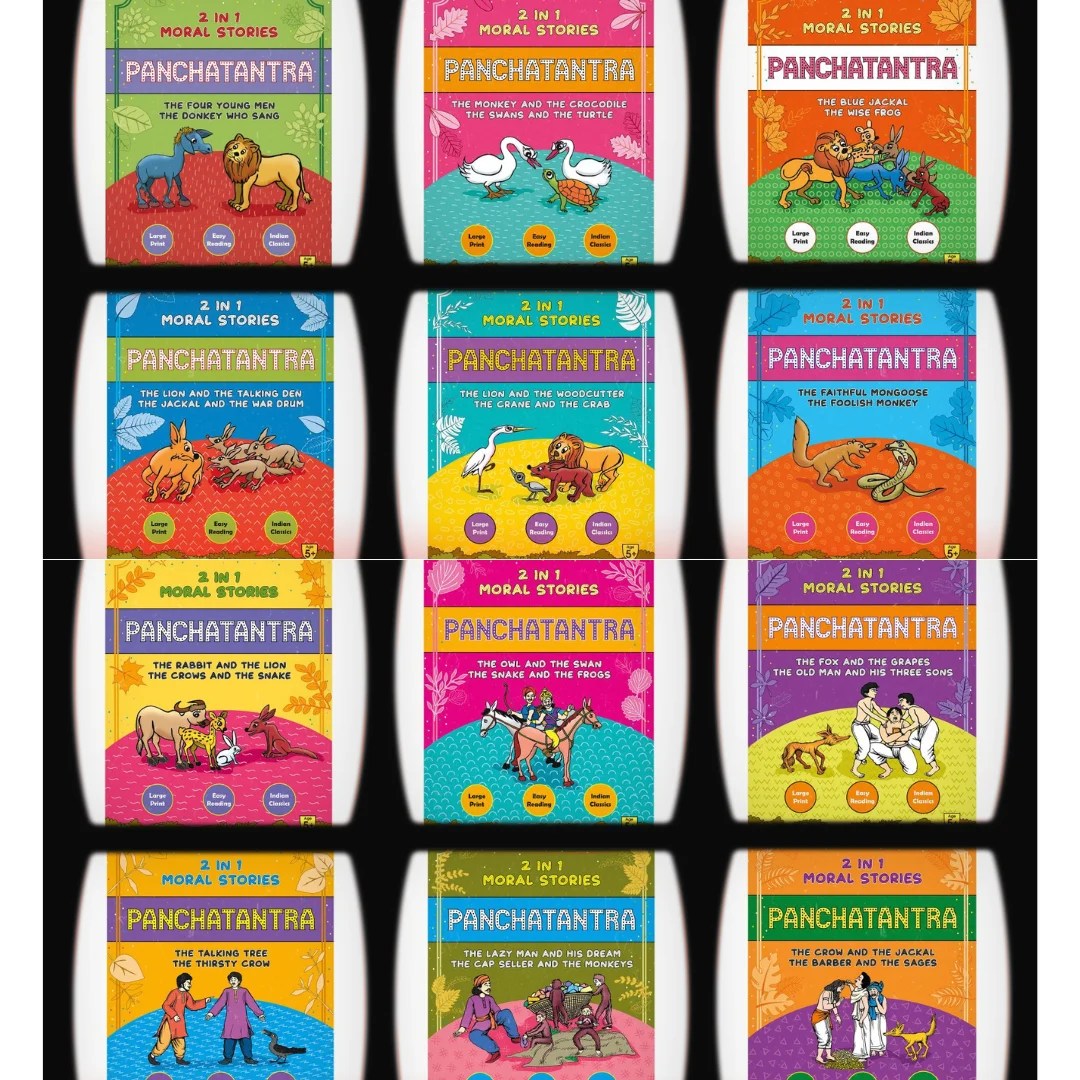 (2-in-1) Moral Stories Panchatantra Series