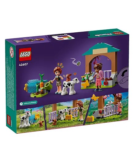 Alternative view of Age 5+ Lego 42607 Friends Autumn’s Baby Cow Shed Toy