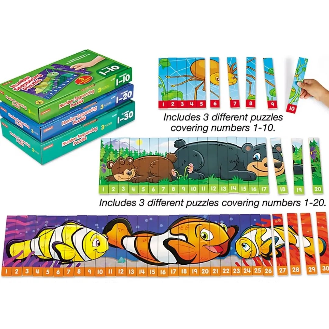 Age 3+ Lakeshore Learning Math Sequences Puzzle