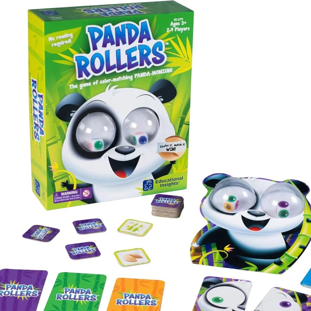 Age 3+ Educational Insight Panda Roller Game Multicolor