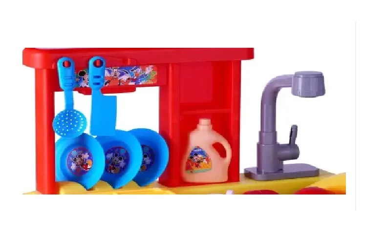 Alternative view of Kitchen Toy Sink Electronic Dishwasher Pretend Role Play Kitchen Toys Set 22 PCs