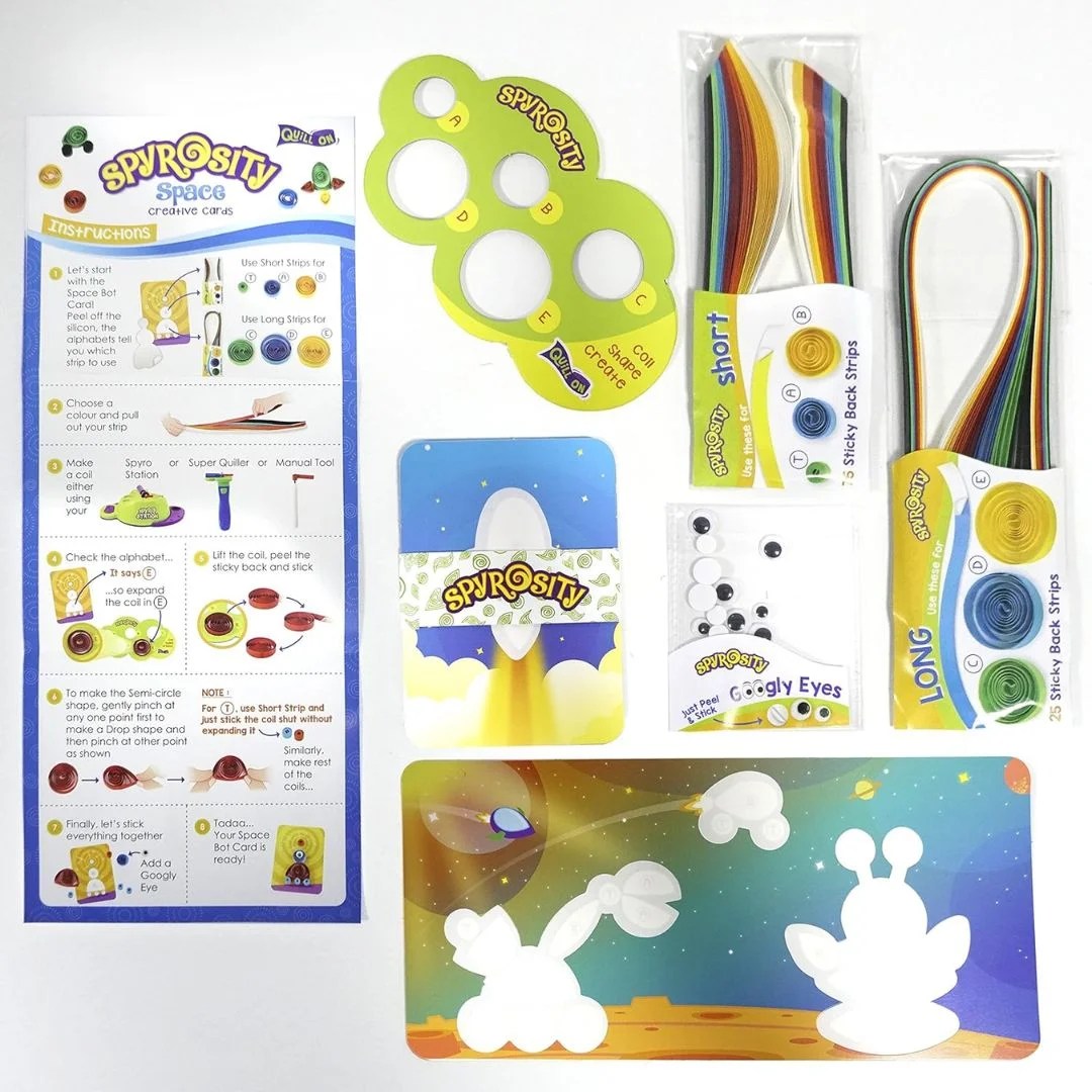 Age 5+ Imagimake Spyrosity Space Creative Cards