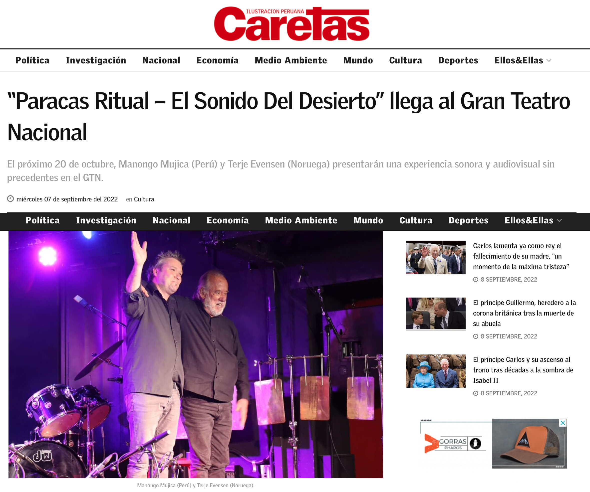 Paracas Ritual Caretas