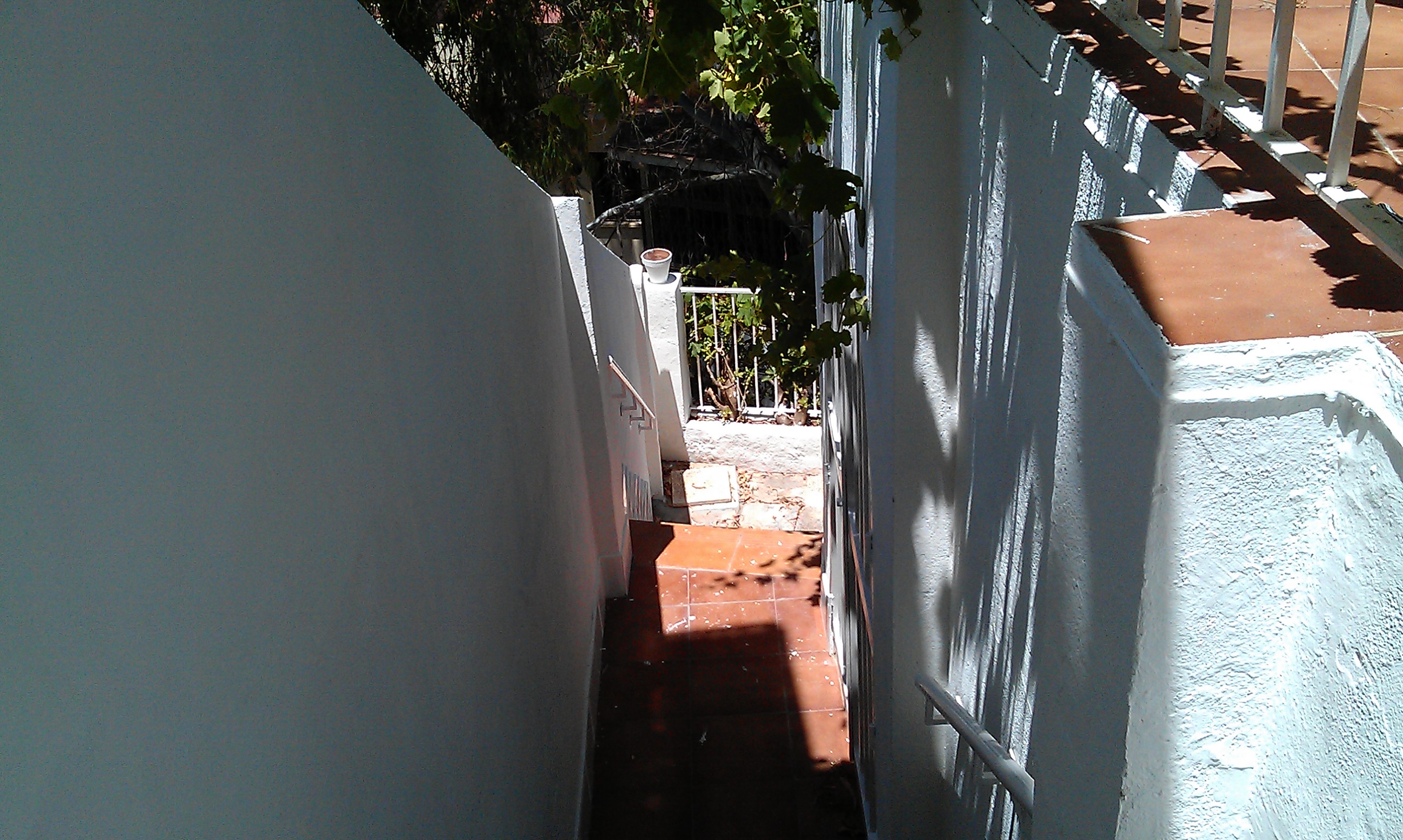 Pintura en blanco de las paredes