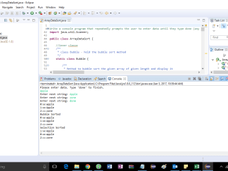 SOLVED: Console program that repeatedly prompts the user to enter data until they type done 