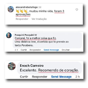 Depoimento de aluno