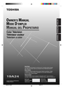 Many toshiba products that you purchase online or in stores do not come with a user's manual printed on paper. Toshiba Crt Television Manuals