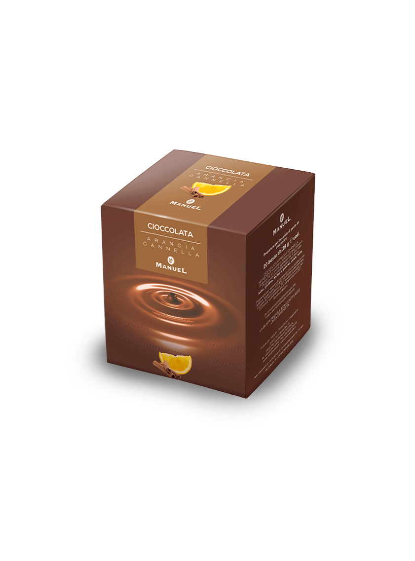 Chocolate Naranja con Canela Display de 20 Sobres