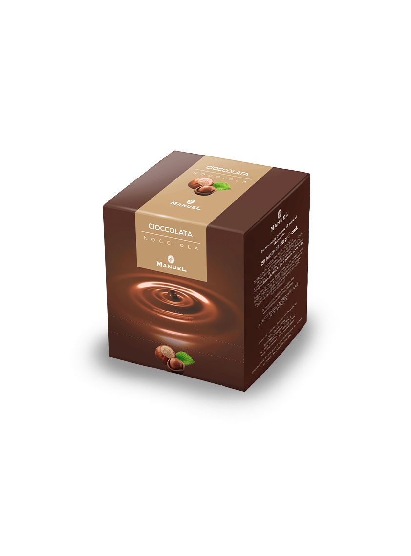 Chocolate con Avellana Display de 20 Sobres