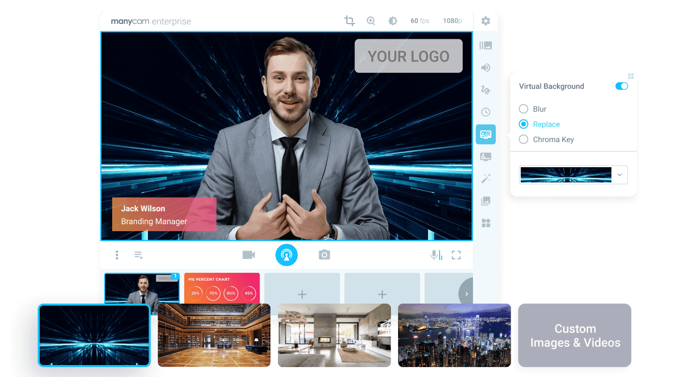 Manycam Live Video Software Virtual Webcam