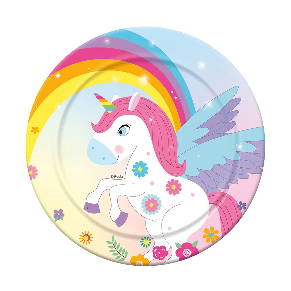 PLATOS X 6 UNICORNIO