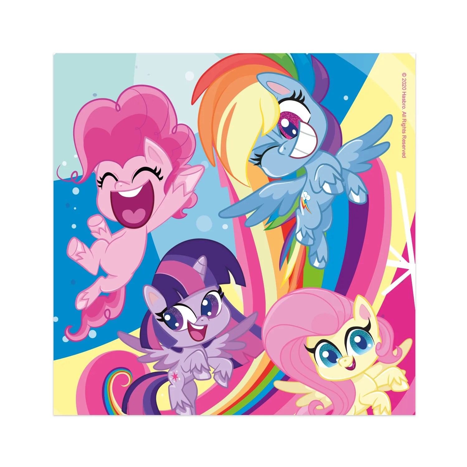 SERVILLETAS X 10 MY LITLE PONY