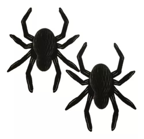 COLGANTE ARAÑAS NEGRAS X 2