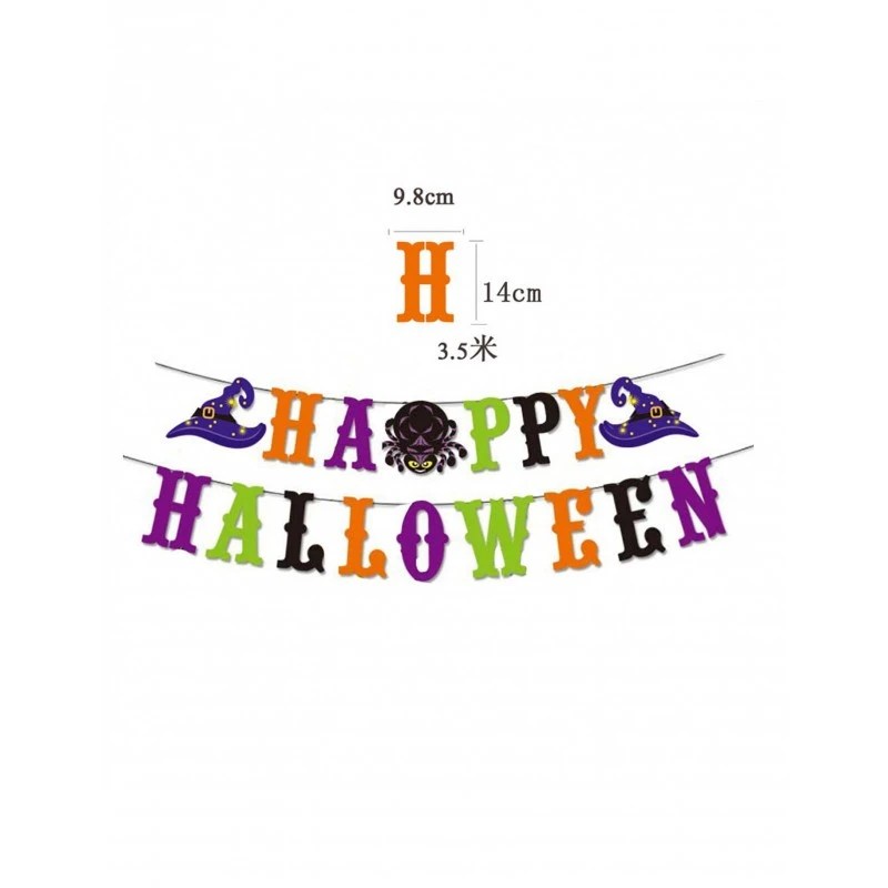 GUIRNALDA FELIZ HALLOWEN 1 UNIDAD
