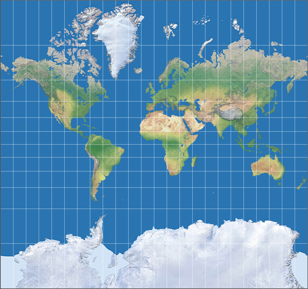 World Map Mercator Wayne Baisey Mercator 84 