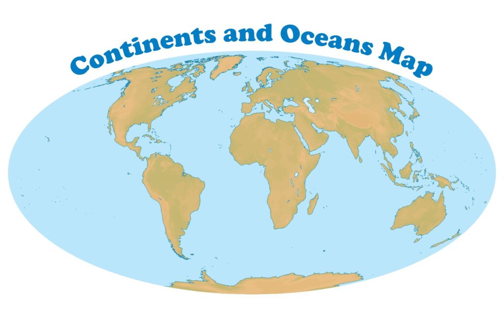 Free Printable Map Of The Continents And Oceans USA Map Printable Printable Continents And Oceans Map 4 1024x647 