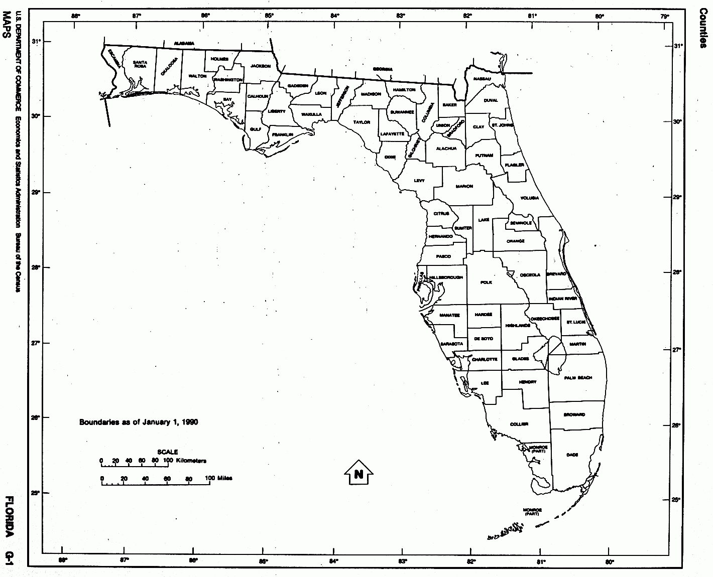 Map Of Florida Printable Free Free Map Printable Florida Free Map 