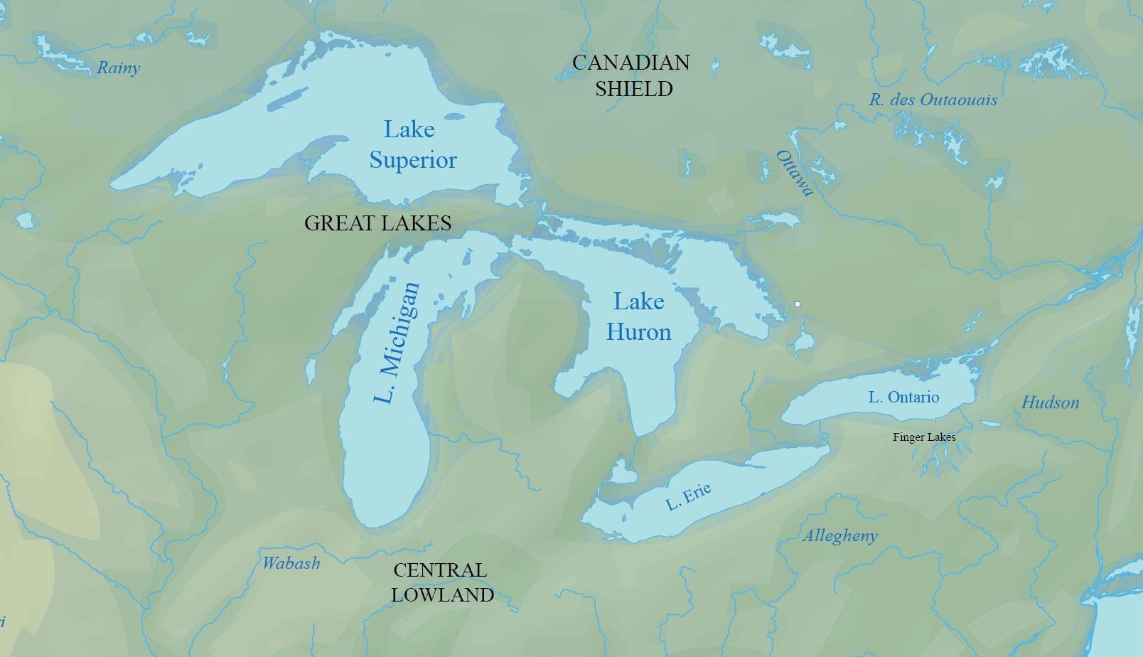 Printable Map Of Great Lakes Free Map Printable Printable Great Lakes Map Free Printable Map 3 